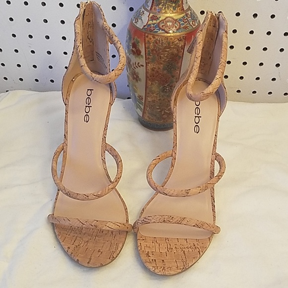 BEBE TAN ZIGI SOHO HEELS. - Picture 6 of 8